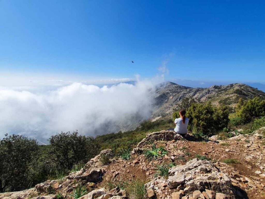 Hiking pico de mijas spain